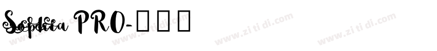 Sophia PRO字体转换